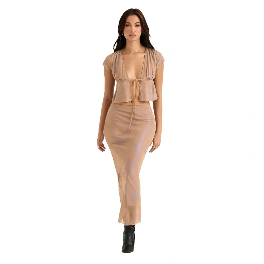 House of CB sheer georgette